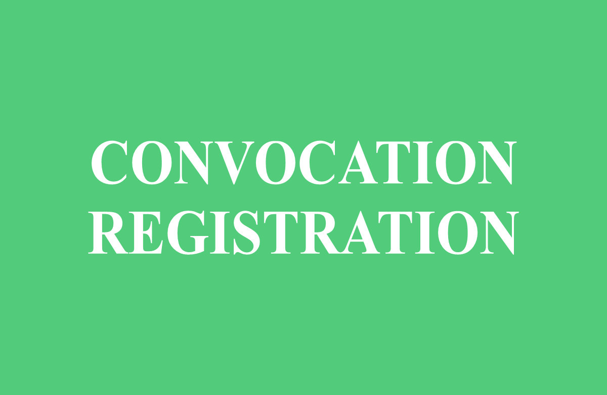 Convocation Registration