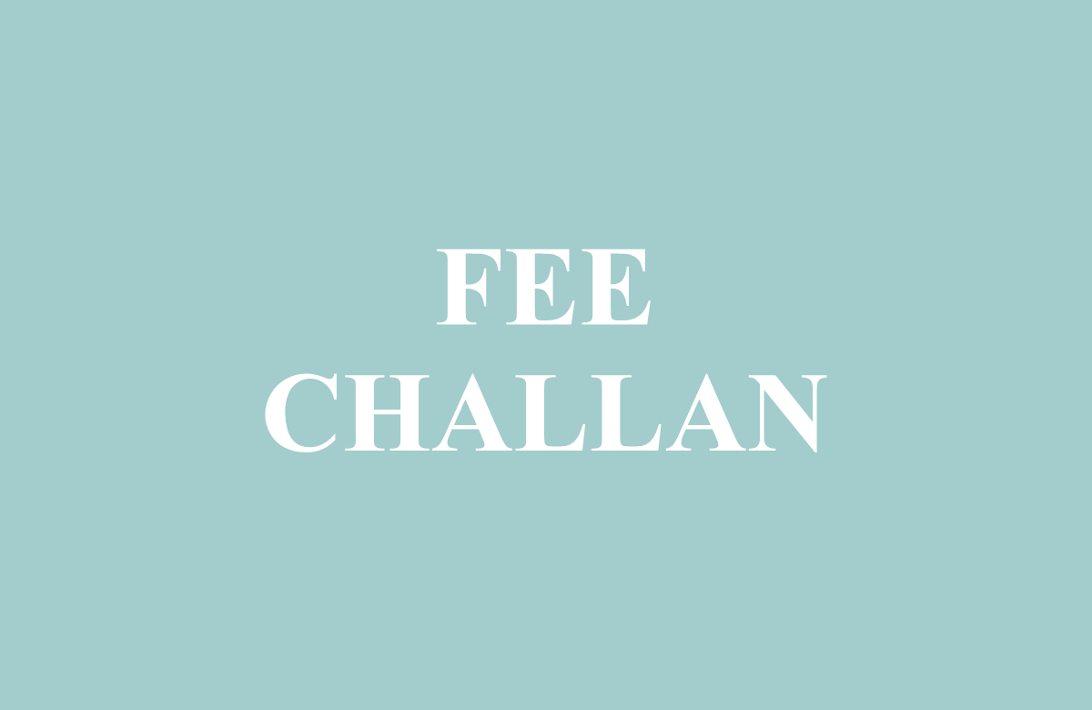 Fee Challan