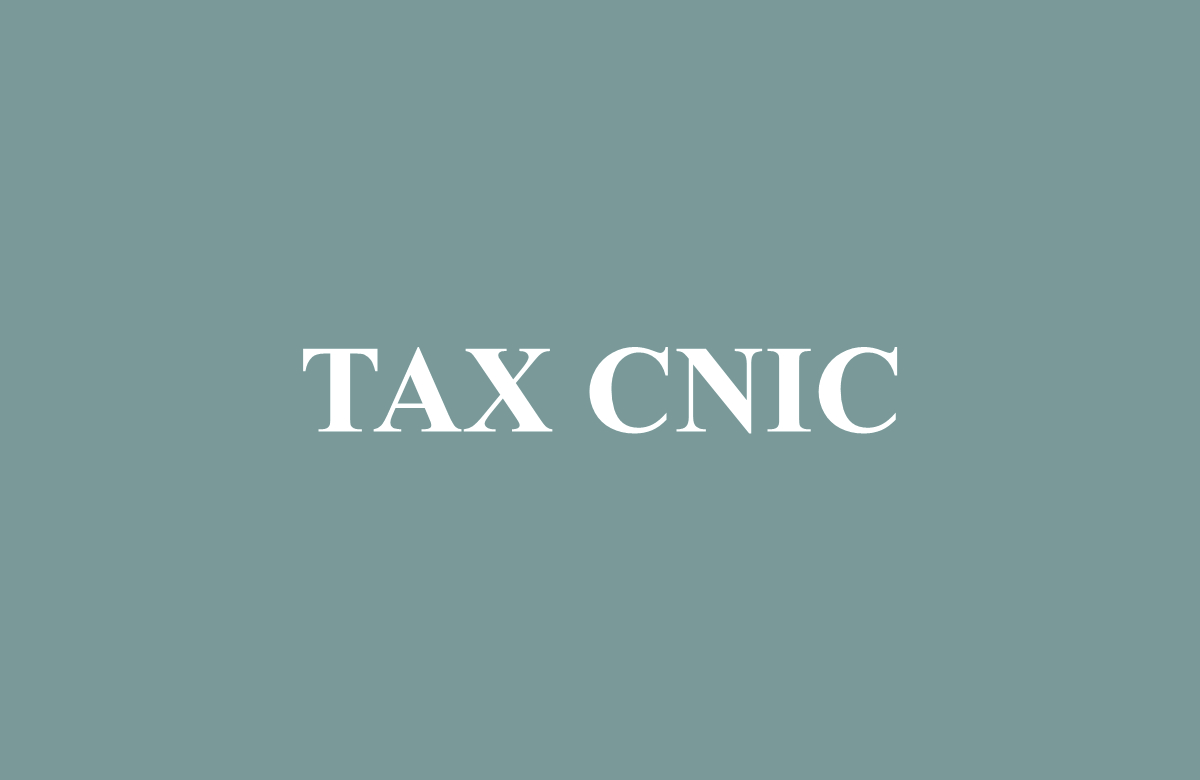 Tax CNIC