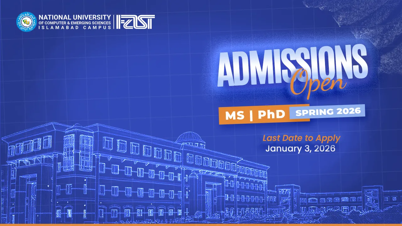 Admissions Open (MS and PhD) – Spring 2026