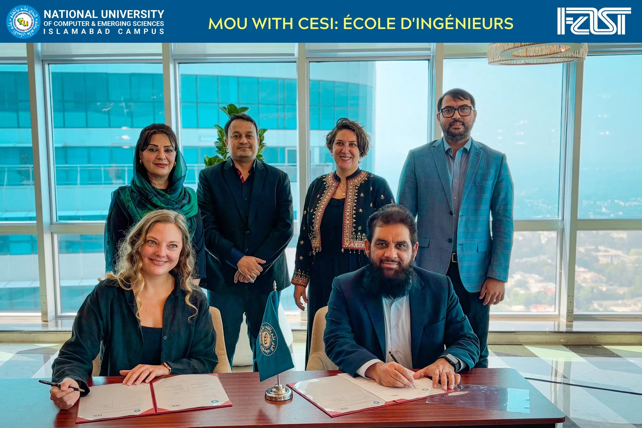 FAST NUCES has signed a comprehensive MoU with CESI: École d’ingénieurs